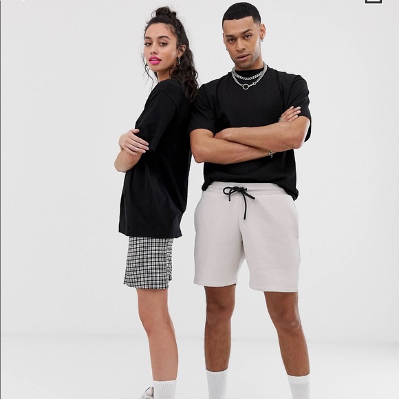 COLLUSION mock neck tee in black - Picture 2 of 3